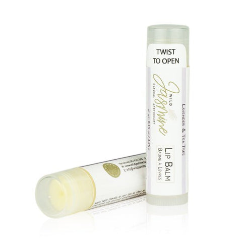 Lavender & Tea Tree Lip Balm - Lip Balm - Wild Jasmine Natural Apothecary