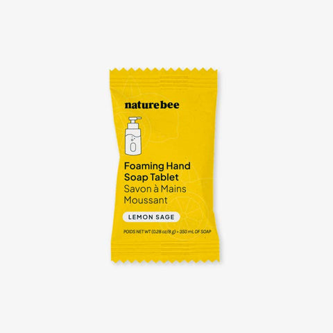 Lemon Sage Foaming Hand Soap Tablet - Hand Soap - Nature Bee