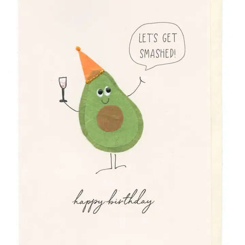 Let's Get Smashed Birthday Card - Greeting Card - Flaunt Cards