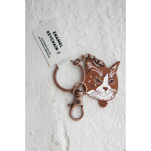 Lil Shit Cat Keychain - Keychain - Stay Home Club