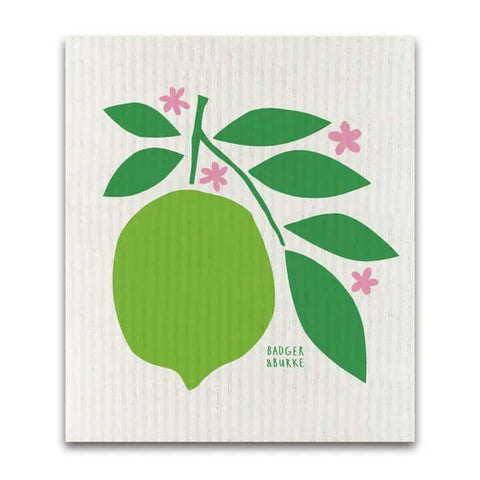Lime Swedish Dish Cloth - Cloth - Badger & Burke