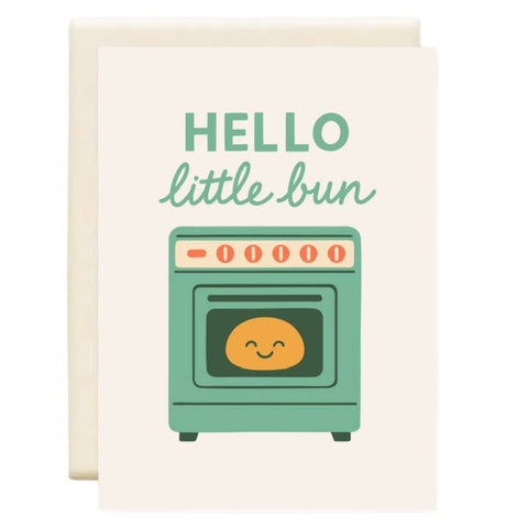 Little Bun | New Baby Greeting Card - Greeting Card - Inkwell Cards