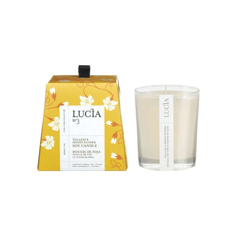 Lucia No. 3 Tea Leaf and Honey Flower soy candle
