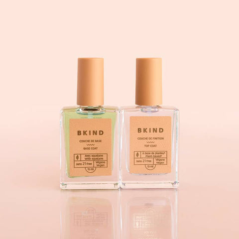 Manicure Pack - Base and Top Coats - Nail Polish - BKIND