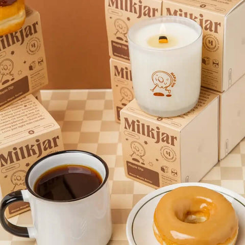 Maple Dip Candle - Candle - Milk Jar