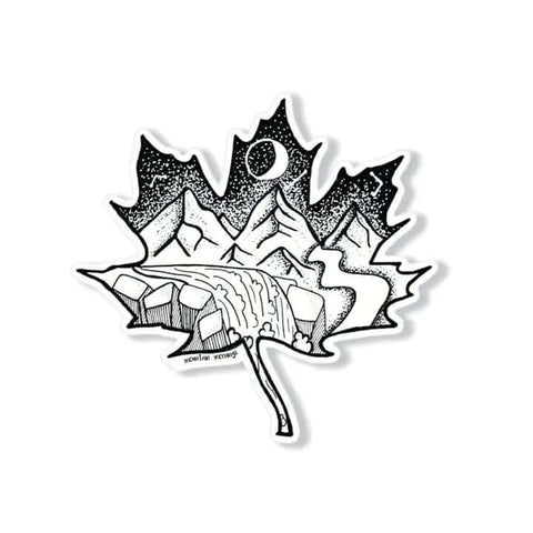 Maple Leaf Sticker - Sticker - Mountain Mornings