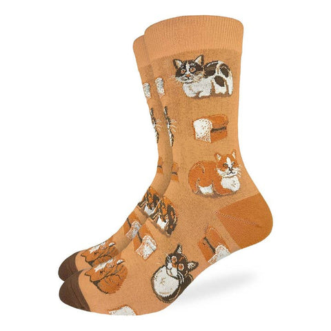 Men's Cat Loaf Socks - Socks - Good Luck Sock