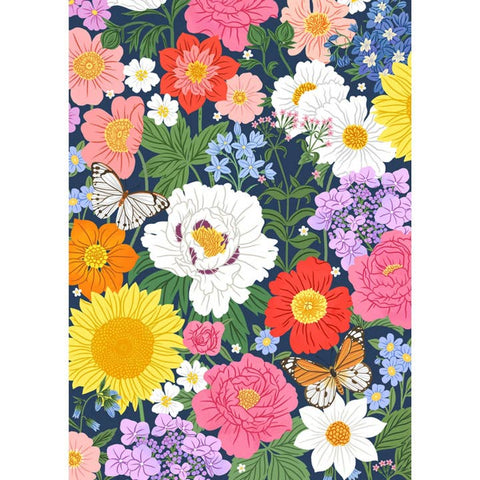 Midnight Blooms 500 - Piece Puzzle - Puzzle - Villager Puzzles