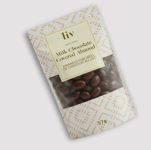 Milk Chocolate Covered Almonds - Candy - liv artisanal