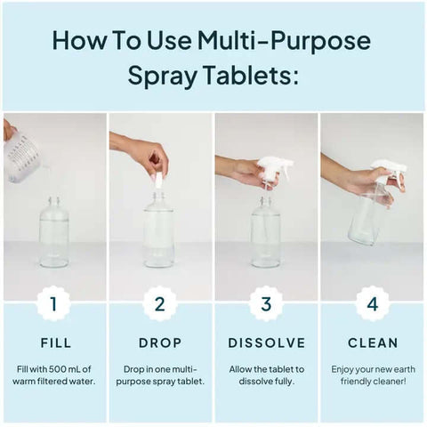 Multi - Purpose Cleaning Spray Tablets - Cleaner - Nature Bee