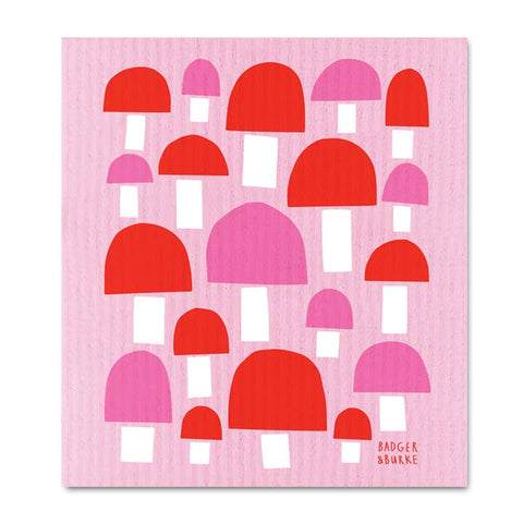 Mushroom Swedish Dish Cloth - Cloth - Badger & Burke