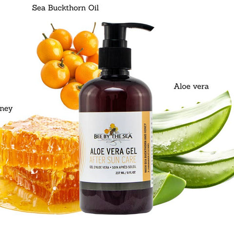 Natural Aloe Vera Gel - Body Lotion - Bee by the Sea