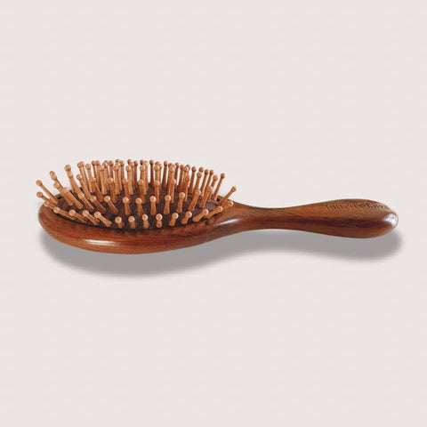 Natural Sandalwood Detangling Hair Brush - Hair Accessory - Kitten Claws Clips