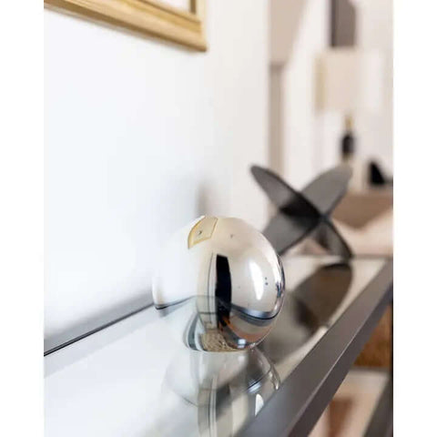 Neva Silver Metal Round Candle Holder - Candle - Everlasting Candle