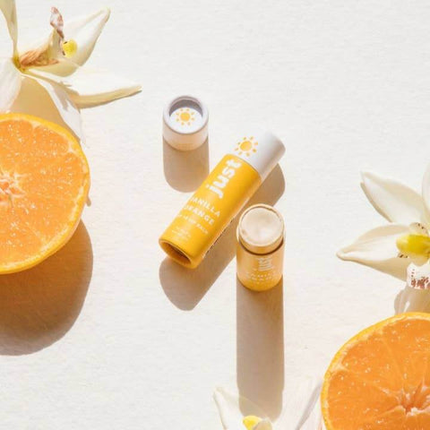 Orange Vanilla 18 Spf Moisturizing Vegan Lip Balm - Sunscreen - Just Sun