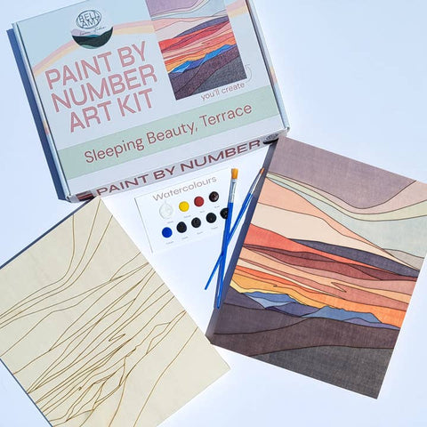 Paint By Number Art Kit Sleeping Beauty, Terrace - Craft - Bellamy Home Studio