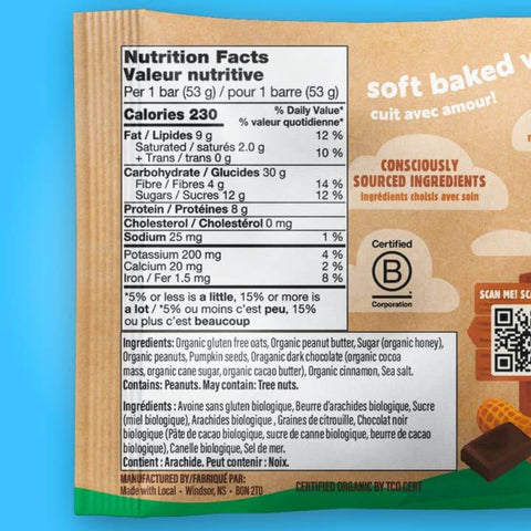 Peanut Butter Blondie | Organic Real Food Bar - Food - Made with Local