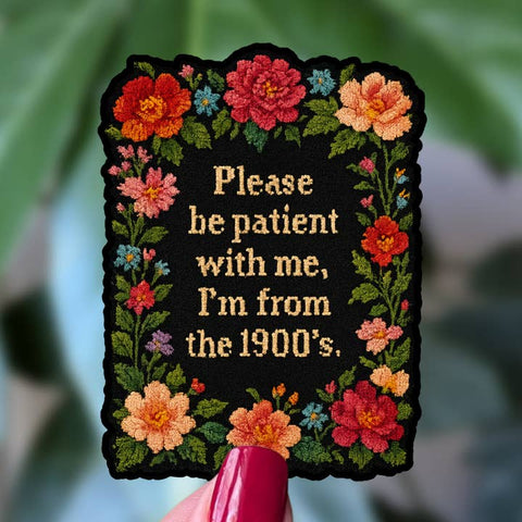 Please Be Patient with Me Vinyl Sticker - Sticker - Moonlit Creations