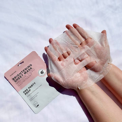Pre Party Prep Brightening Sheet Mask - Mask - MaskerAide