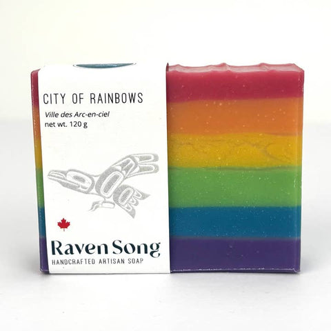 Rainbow Artisan Soap - Bar Soap - Ravensong Soap & Candle
