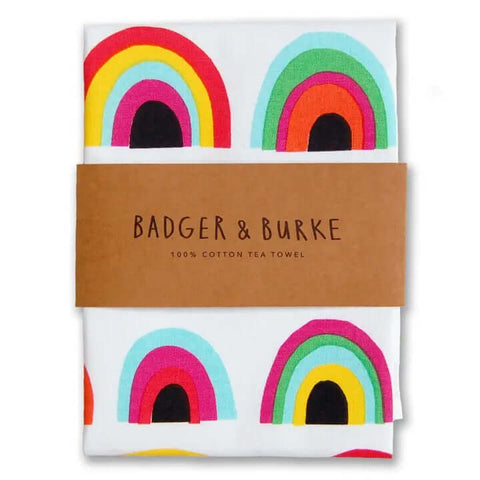 Rainbow Tea Towel - Tea Towel - Badger & Burke