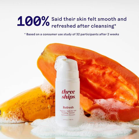Refresh Papaya + Salicylic Acid Cleanser - Cleanser - Three Ships Beauty