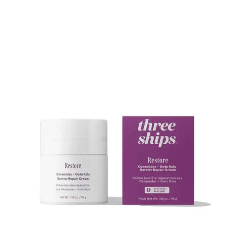 Restore Ceramides + Gotu Kola Barrier Repair Cream - Facial Lotion - Three Ships Beauty