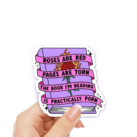 Roses are Red Sticker - Sticker - Local Boom Gift Shop