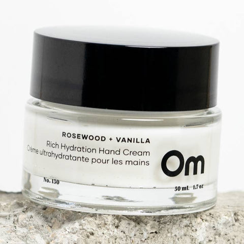 Rosewood + Vanilla Rich Hydration Hand Cream - Hand Cream - Om Organics