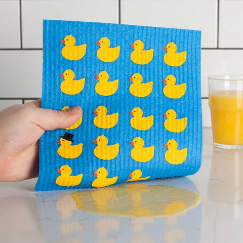 Rubber Duckies Swedish Dishcloth - Cloth - Danica Brands