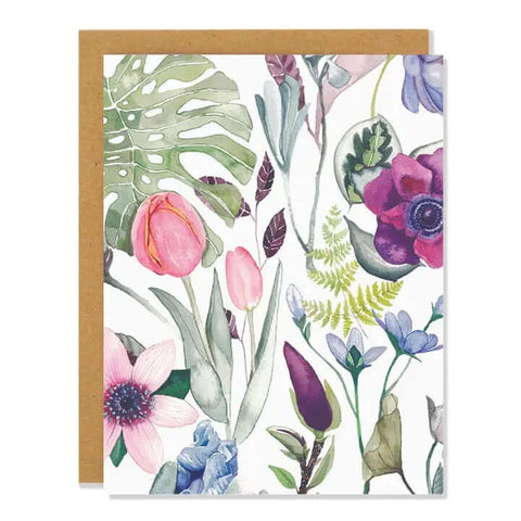 Sarah Voyer Paper - Tulip Flower Watercolour - Greeting Card - Sarah Voyer Paper