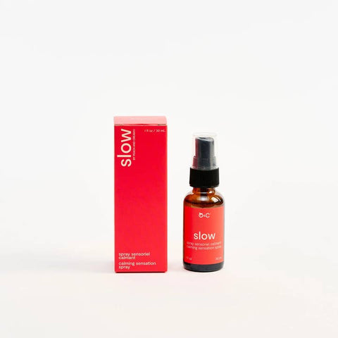 Slow - Calming Sensation Spray - Body Oil - Peach and Cream
