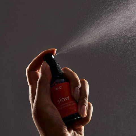 Slow - Calming Sensation Spray - Body Oil - Peach and Cream