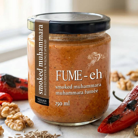 Smoked Muhamarra Roasted Red Pepper Walnut Spread - Spread - Fume-Eh Gourmet