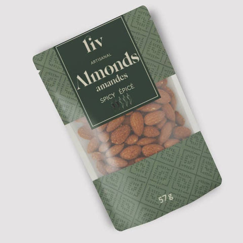 Spicy Almonds (57g) - Candy - liv artisanal