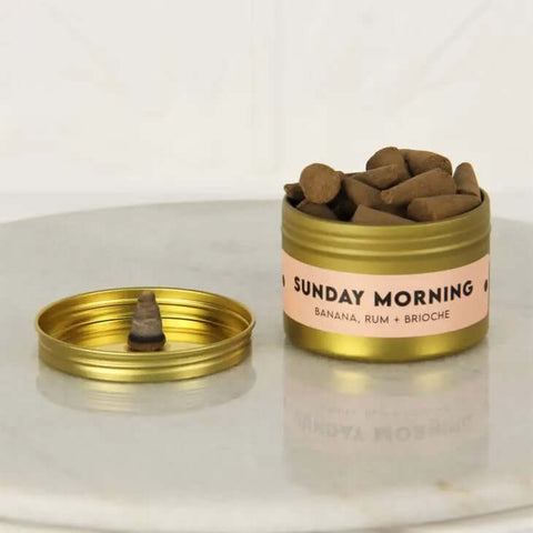 Sunday Morning Incense Cones - Incense - Charleston & Harlow