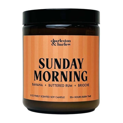 Sunday Morning Soy Wax Candle - Candle - Charleston & Harlow