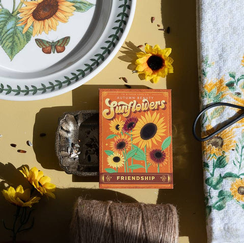 Sunflowers (Friendship) - Floriography Seed Packet - Soil - To & From Gift Co.
