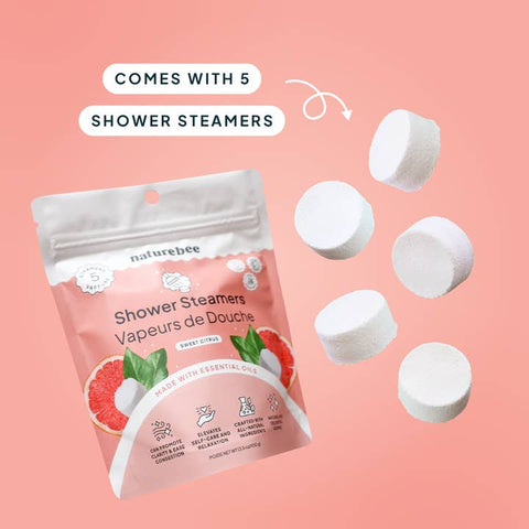Sweet Citrus Shower Steamers - Shower Steamer - Nature Bee