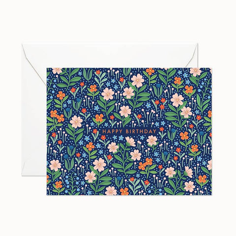 Sweet Fields Birthday Greeting Card - Greeting Card - Linden Paper Co.
