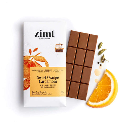 Sweet Orange Cardamom Chocolate Bar - Chocolate - Zimt Chocolate