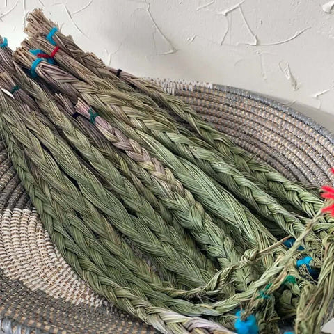 Sweetgrass Smudge Braids (Local and Organic) - Sage - The Local Boom Gift Shop