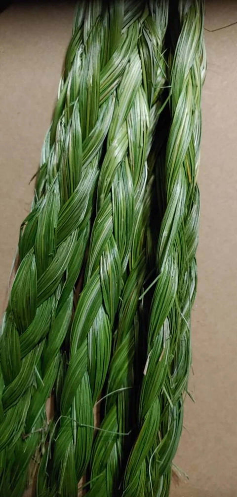 Sweetgrass Smudge Braids (Local and Organic) - Sage - The Local Boom Gift Shop