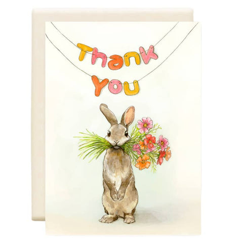 Thanks A Bunch Thank You Card - Greeting Card - Inkwell Cards