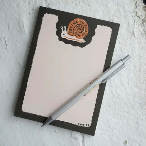 Trying Snail Notepad - Notebook - Stay Home Club
