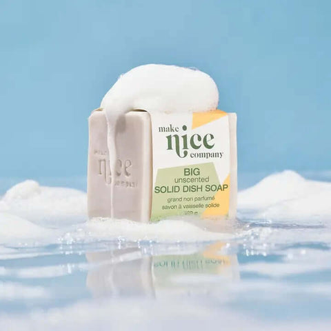 Unscented Solid Dish Soap (Choose Size) - Soap - Make Nice Company