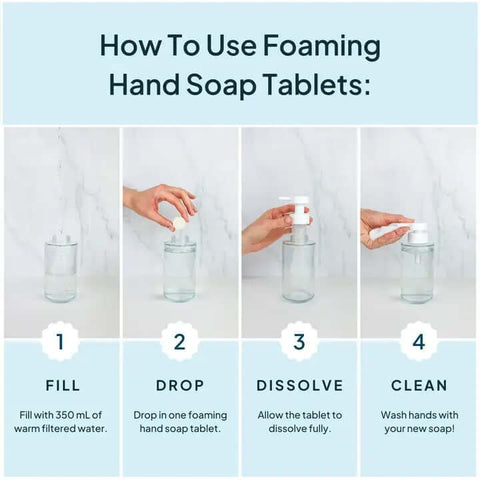 Warm Coconut Foaming Hand Soap Tablet - Hand Soap - Nature Bee