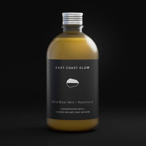 Wild River Mint + Rosemary Iceberg Infused Soap Mousse - Hand Soap - East Coast Glow