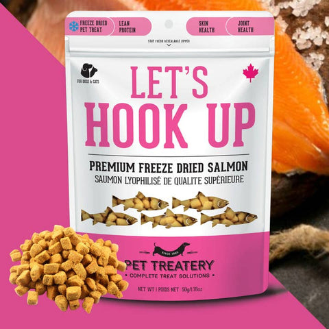 Wild Salmon Freeze-Dried Pet Treats - Dog Food - The Granville Island Pet Treatery