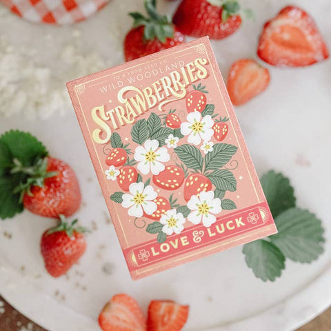 Wild Strawberries (Love & Luck) - Floriography Seed Packet - Soil - To & From Gift Co.